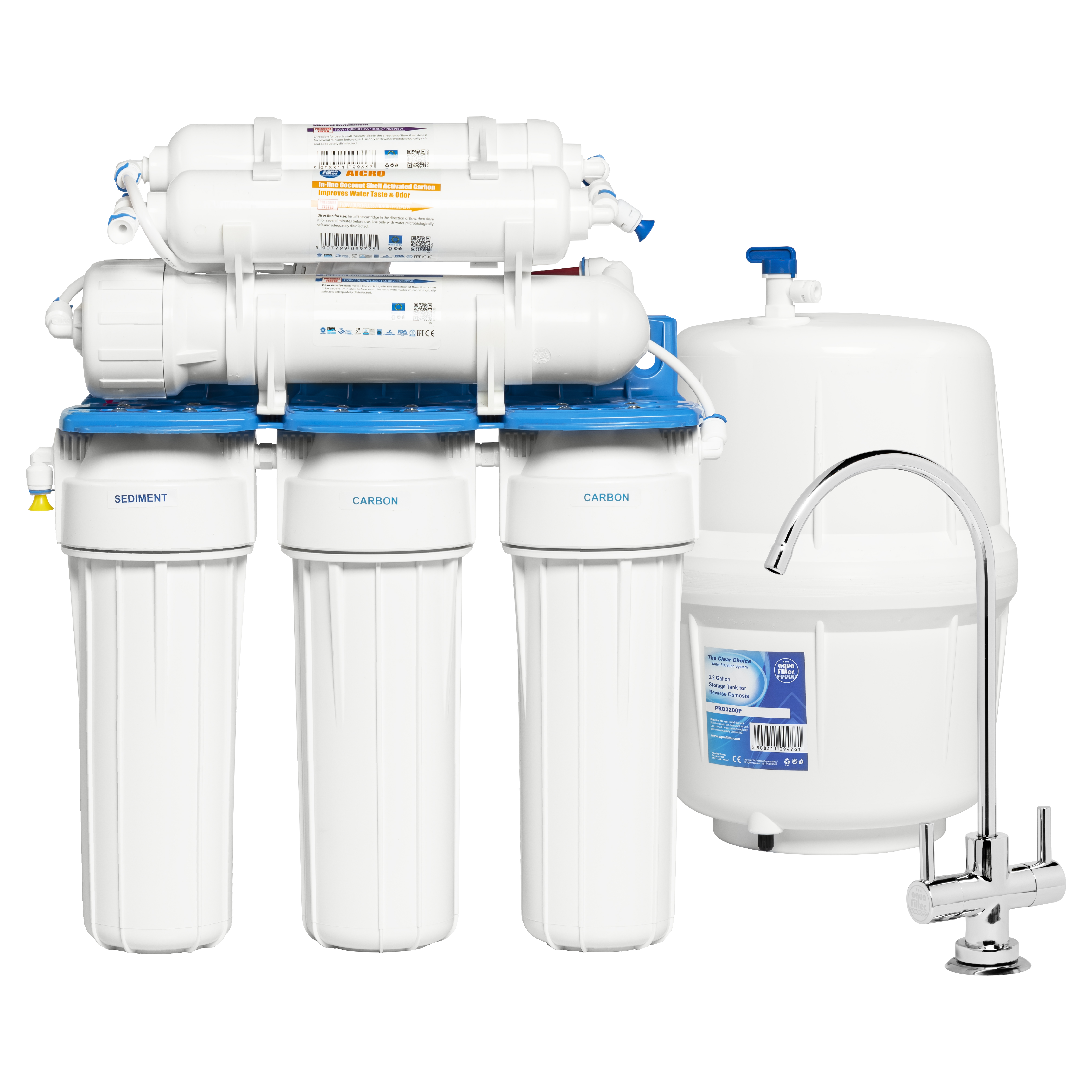 Купить фильтр для воды Aquafilter RX-RO6-75 (RX65155516) в Полтаве